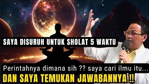 Saya disuruh sholat 5 waktu, perintahnya dimana sih ?? #syaifulkarim #ngajitauhid #dzikir #ngajiroso