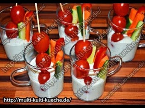 FINGERFOOD Hackbällchen Caprese | Party Rezepte | Spieße fürs Buffet | einfach, schnell - CUISINI. 