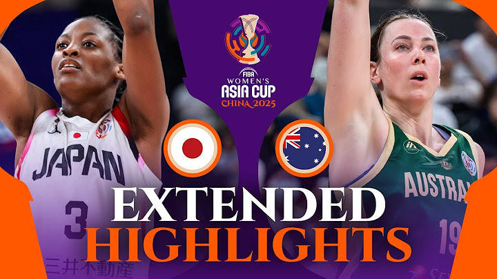 Japan 🇯🇵 vs Australia 🇦🇺 | Extended Highlights | FIBA Asia Cup Women 2025