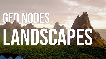 Geometry Nodes Tutorial: Blender Nature #b3d