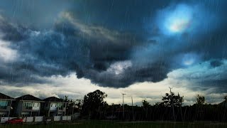 Rain   Deep Thunder Nature Sounds | Relax, Study, Sleep | White Noise 10 Hours