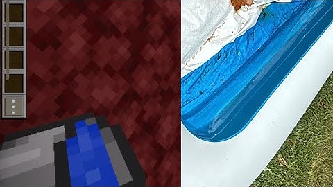 Watch if you want to know why you can place water in the nether #minecraft ￼