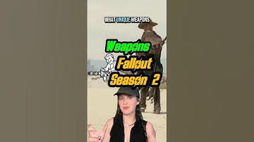 What weapons in Fallout season 2? #fallout #falloutonprime #newvegas