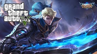 អុកឡុកទាហាន GTA 5 : Mobile Legends Mod : Alucard w/ Sword | GTA V Mods Gameplay