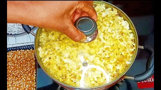 You must have eaten popcorn a lot of times , make once in this way , it tastes delicious.