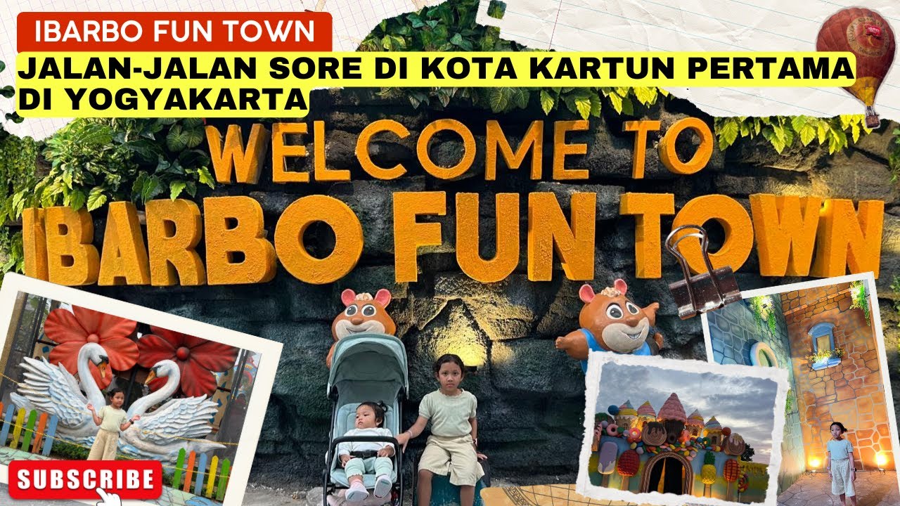 Jalan jalan Sore di Ibarbo Park Kota Kartun Pertama di Yogyakarta