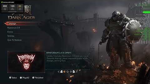 Doom Dark Ages on Geforce Now Ultimate RTX 5080