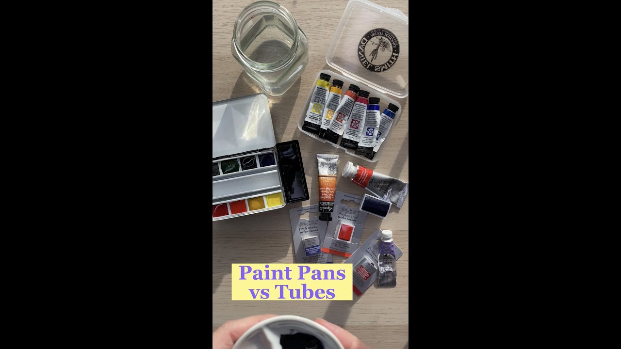 HOW TO USE WATERCOLOR PAINT TUBES / Activate / Blend / Create Flowers  #gencrafts #watercolortubes 