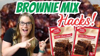 5 INCREDIBLY BRILLIANT Boxed Brownie Mix Hacks | Dessert Recipes that are SUPER EASY & Delicious!!