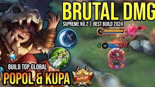 POPOL & KUPA BEST BUILD 2024 | BUILD TOP GLOBAL POPOL & KUPA GAMEPLAY | MOBILE LEGENDS✓