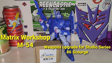 Matrix Workshop M-54 Weapons Upgrade kit for Studio Series 86 Scourge