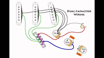 Stratocaster Mod Wiring - Dual Capacitors