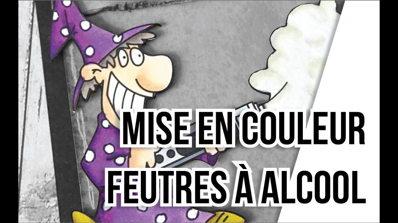 [Mise en couleur] Feutre à alcool #13 scrapbooking tiendas