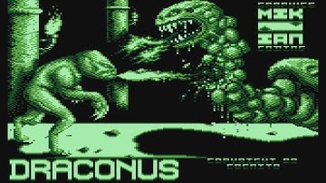 Atari 8 bit Draconus 1988 Retro Music Video