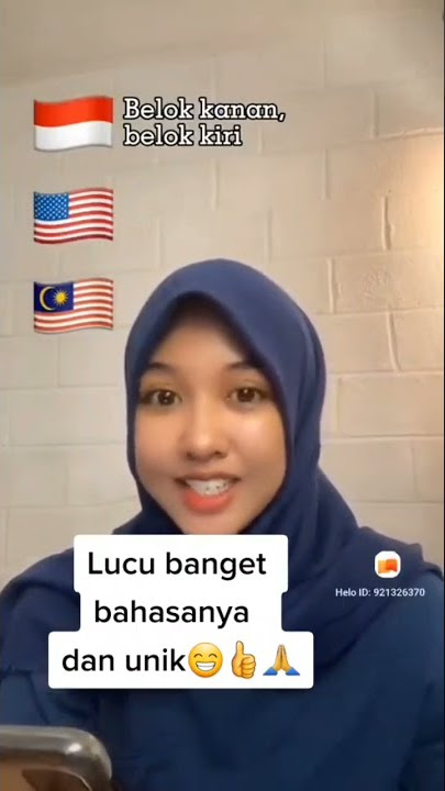 Perbedaan Bahasa antara indonesia, Inggris dan Malaysia. #bahasa