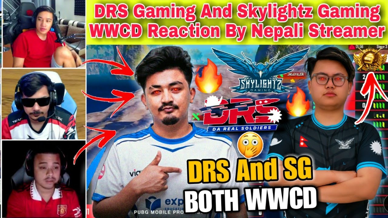 DRS Gaming And Skylightz Gaming Got WWCD😱 || Streamer Reaction On SGxNoFear🔥 | DRS And SG Comeback 🔥