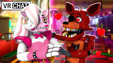 Foxy Meets Glamrock Mangle in VRCHAT