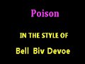 Karaoke Bell Biv Devoe Poison Karaoke Bell Biv Devoe Poison