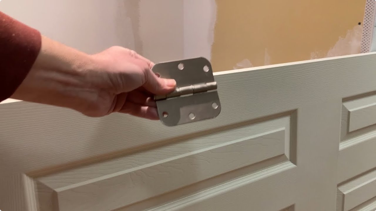 Installing hinges on a bare door slab YouTube