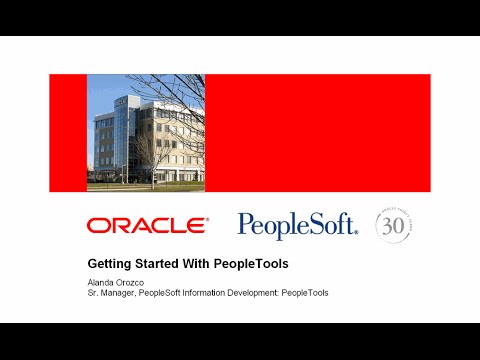 Getting Started With PeopleTools