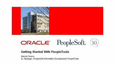 Getting Started With PeopleTools