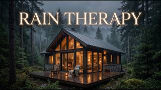 Rain Therapy 🌧️ | Cozy Cabin Rain Sounds for Deep Sleep, Relaxation &amp; Focus | 11:11