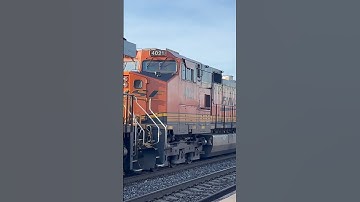 BNSF H3 dash 9 trails third! #railway #train #bnsf #bnsftrains #railfan