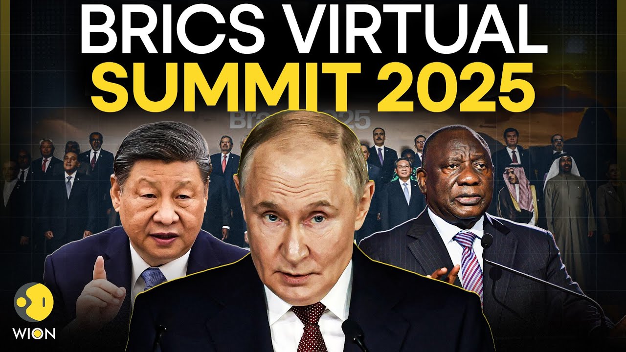 BRICS 2025 LIVE: Russian President Putin & Other Global Powers Attend Extraordinary Online Summit