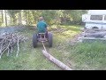 My little homemade garden tractor part7 / winch attachment on a 6.5 hp engine