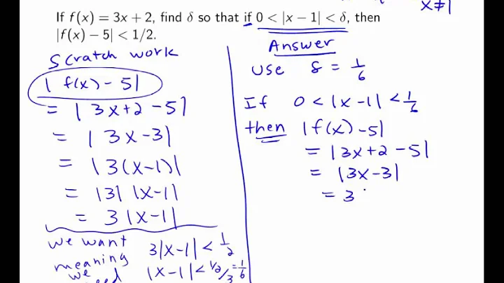 Section 2.4: The Precise Definition of a Limit