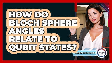 How Do Bloch Sphere Angles Relate To Qubit States?