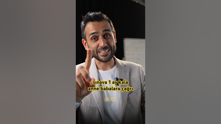 Anne-Babalara Çağrımdır ''YKS'ye 1 Ay Kala''