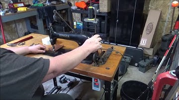 Singer 31-15 Servo Motor Install and Test