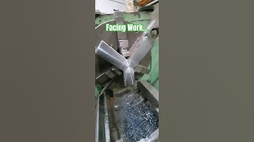 Y Shape Metal Facing #facing #machine #automobile #drilling #tapping #welding #remix #lathe #cnc ...