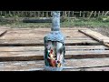 DIY: How to make Chistmas gift with decoupage Icon on a whiskey bottle TUTORIAL