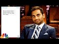First textual experience with aziz ansari you might be an angle