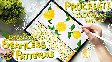How To Create Seamless / Repeating Patterns In Procreate | PART-1 | Step By Step Procreate  Tutorial
