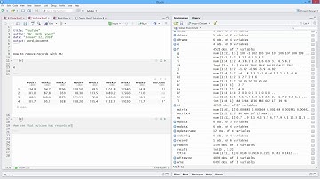 How to Remove Records with NA from a Data Set in R. [HD]