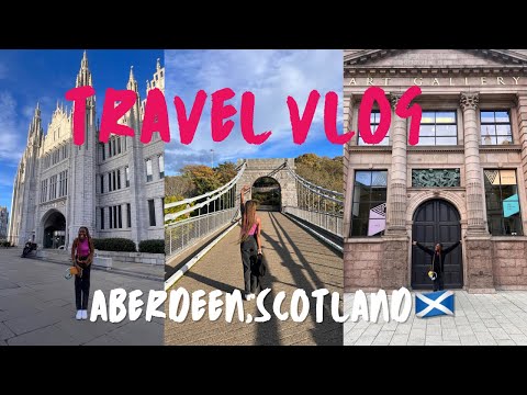 Travel Vlog||Travel with me to Aberdeen,Scotland🏴󠁧󠁢󠁳󠁣󠁴󠁿||