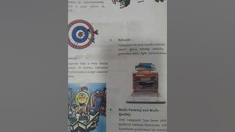 CLASS 4 PSEB EVS CH-22 COMPUTER: A UNIQUE MACHINE PART- 2