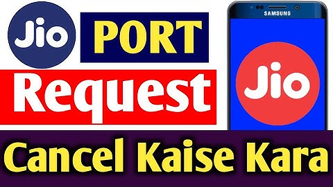 How to Cancel Port Request | MNP Request कैसे Cancel करें ?  Jio Port Request Cancel kaise kare 2023