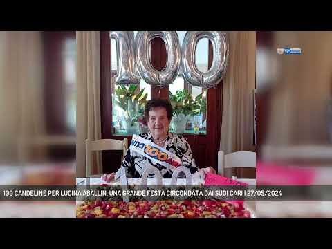 100 CANDELINE PER LUCINA ABALLIN, UNA GRANDE FESTA CIRCONDATA DAI SUOI CARI | 27/05/2024