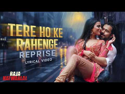 Tere Ho Ke Rahenge (Reprise) | (Vidéo lyrique) | Shweta Pandit | Yuvan Shankar Raja | Raja Natwarlal