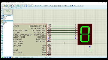 PIC16F887 XC8 Contador 0 a 9 #microchip  #microcontrollers #embedded #microcontroller #xc8
