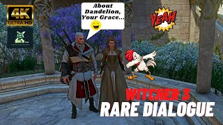 Witcher 3 in 2021- Rare Dialogue (Geralt & Anna Henrietta)