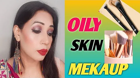 OILY SKIN MAKEUP TUTORIAL FOR BEGINNERS SUMMER MAKEUP / Most Detailed Explanation.