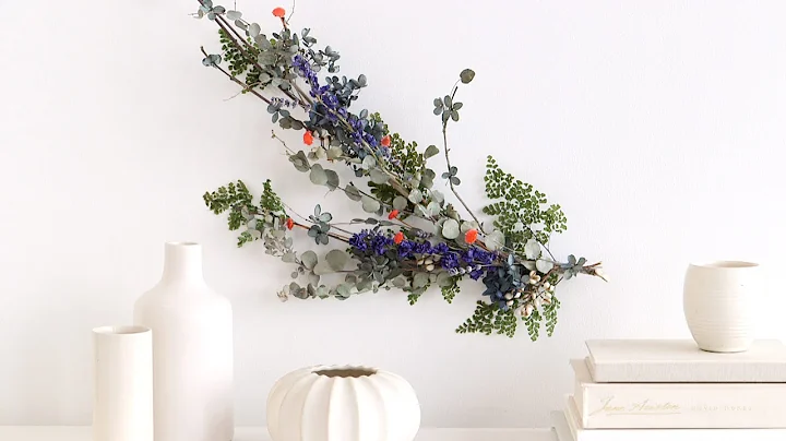 Dried Fall Wall Decor