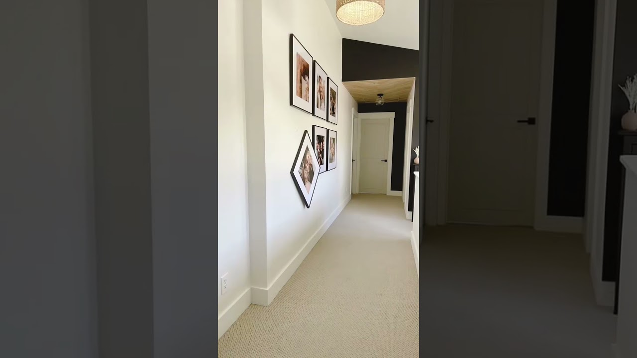 Hallway gallery wall