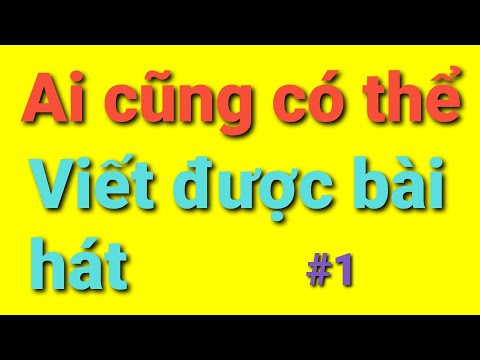 Học cách sáng tác bài hát đơn giản #1 - Đồ thu âm Việt