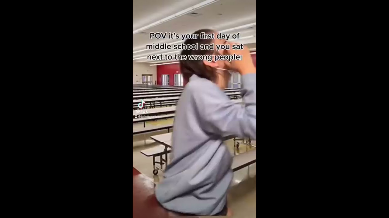 POV It S Your First Day Of Middle School And You Sat Next To The Wrong People